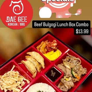 BEEF BULGOGI BENTO BOX