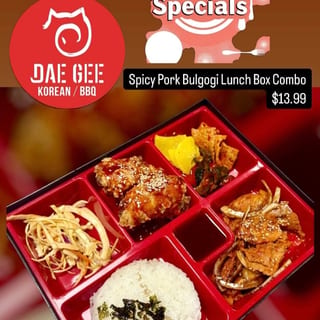 NON SPICY PORK BULGOGI BENTO BOX